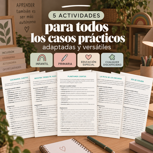 5 actividades transferibles para los casos prácticos de PT