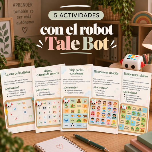 5 actividades para trabajar con el robot Tale-Bot